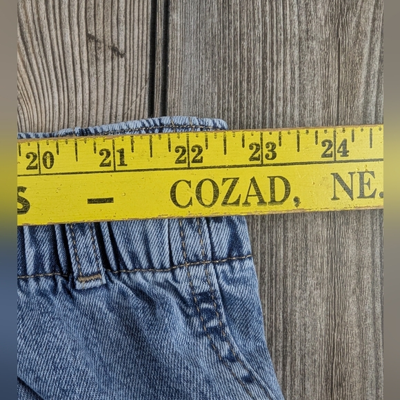 M. Jeans Size 22W Regular Elastic Waist, Wide Legs, Cargo Pockets - Picture 8 of 13